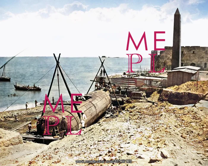 : Moving Cleopatra's Needle, Egypt : Moving Cleopatra's Needle, Egypt