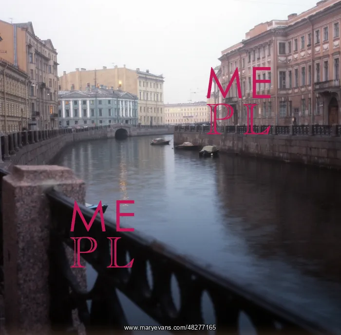 : Moyka River in Leningrad, 1981 : Moyka River in Leningrad, 1981