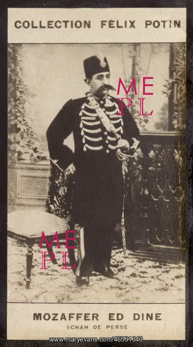 : Mozaffar ad-Din Shah Qajar of Persia : Mozaffar ad-Din Shah Qajar of Persia