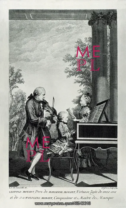 : Mozart when he was 7 seven years old playing : Mozart when he was 7 seven years old playing