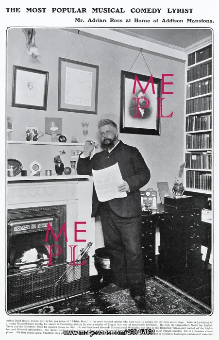 : Mr Adrian Ross at Home : Mr Adrian Ross at Home