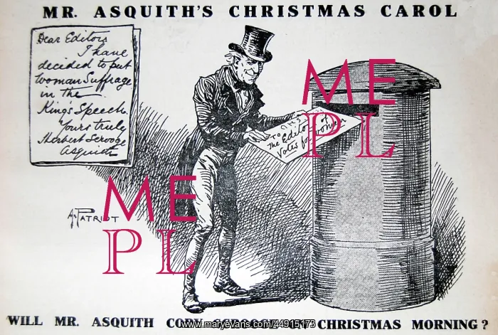: Mr. Asquith as Scrooge : Mr. Asquith as Scrooge