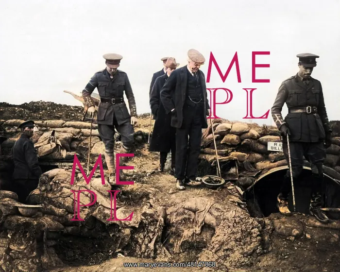: Mr Balfour on visit to Western Front, WW1 : Mr Balfour on visit to Western Front, WW1