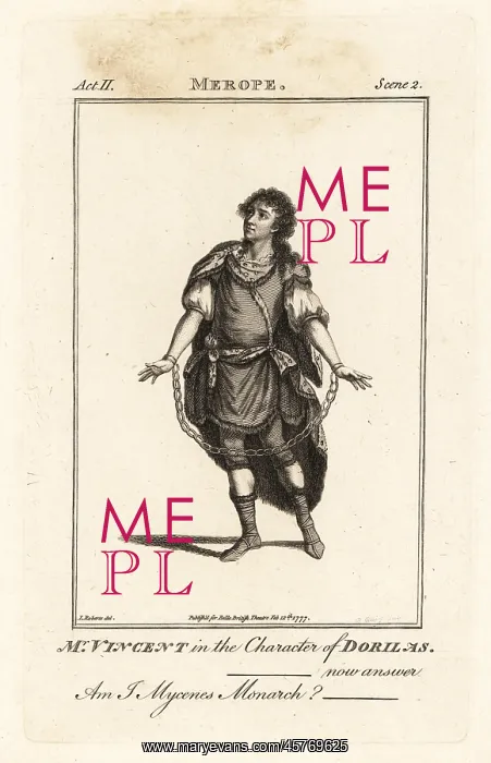 : Mr. Charles Vincent in the character of Dorllas in : Mr. Charles Vincent in the character of Dorllas in