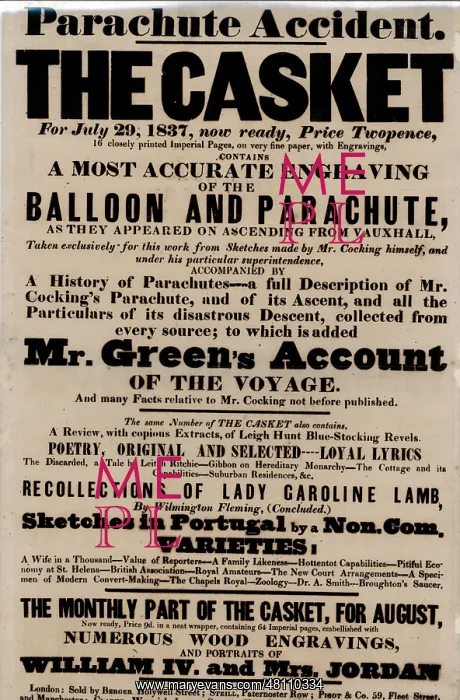 : Mr. Cocking's Parachute : Mr. Cocking's Parachute