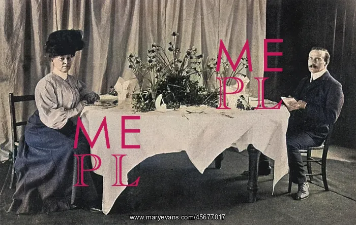  : Mr Eustace Miles in his restaurant at Charing Cross