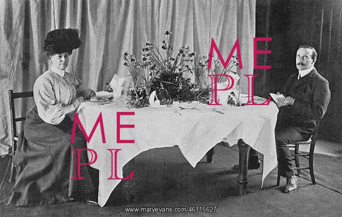  : Mr Eustace Miles in his restaurant at Charing Cross