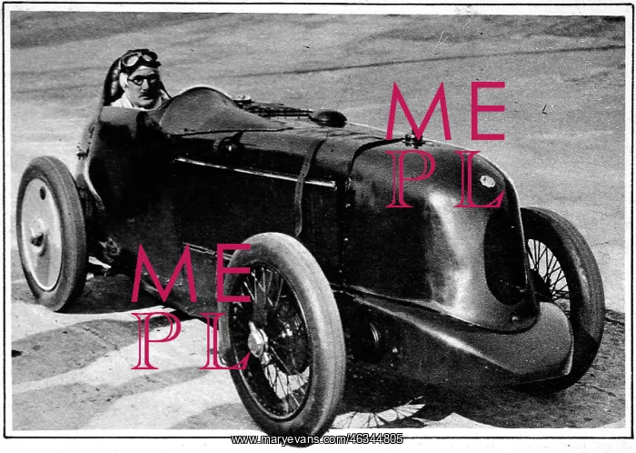: Mr Eyston in his M.G. Midget : Mr Eyston in his M.G. Midget