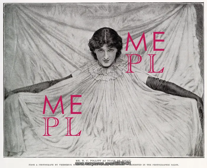 : Mr. H. C. Pollitt as Diane de Rougy : Mr. H. C. Pollitt as Diane de Rougy