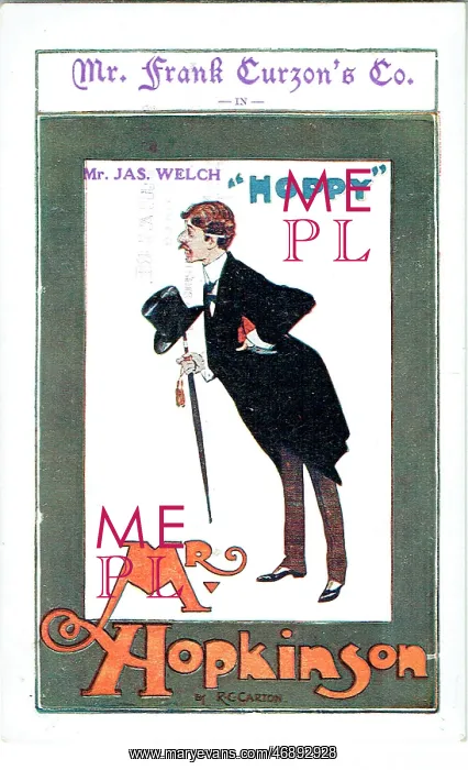 : Mr Hopkinson by R C Carton : Mr Hopkinson by R C Carton