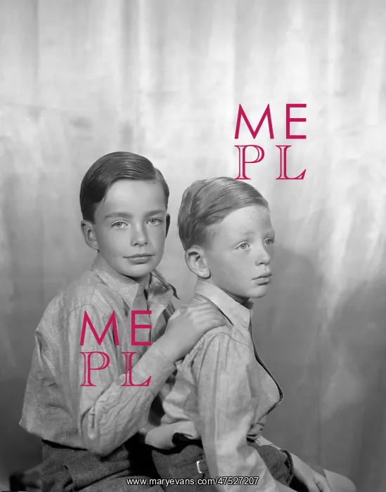  : Mr Hutchings and his two sons, Michael and John