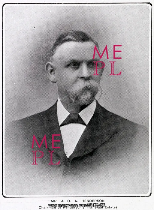: Mr John Crosbie Aitken Henderson : Mr John Crosbie Aitken Henderson