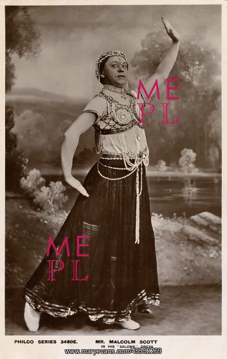 : Mr Malcolm Scott as Salome : Mr Malcolm Scott as Salome