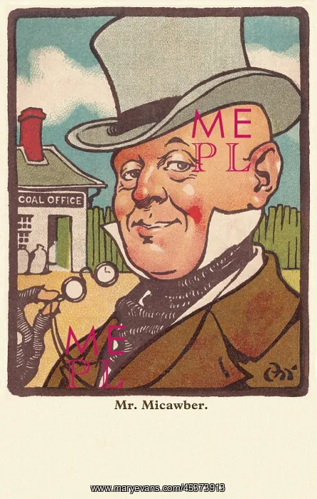 : Mr Micawber from David Copperfield : Mr Micawber from David Copperfield