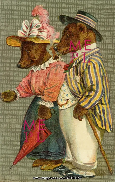 : Mr and Mrs Bear by g h Thompson : Mr and Mrs Bear by g h Thompson