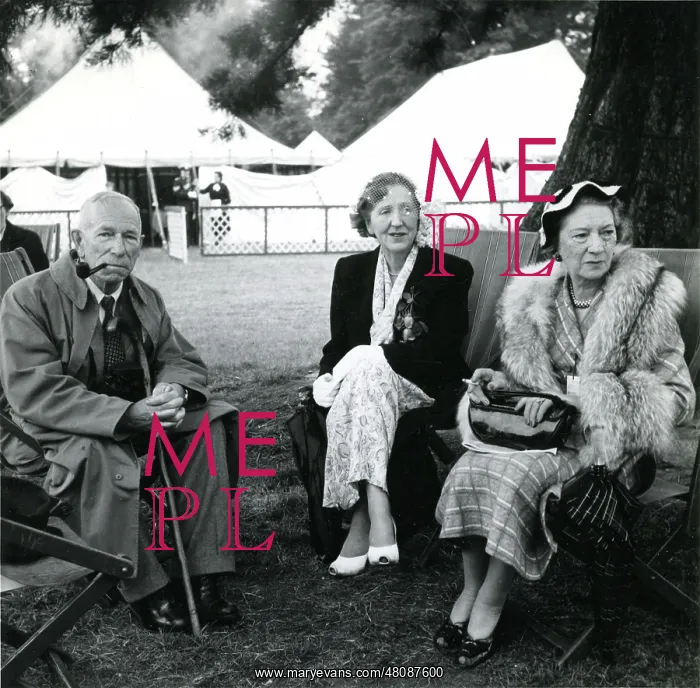: Mr and Mrs C.C. Walker with Lady Sorley in the centre at : Mr and Mrs C.C. Walker with Lady Sorley in the centre at
