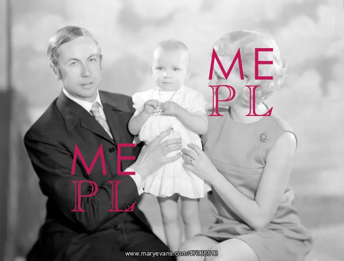  : Mr and Mrs David Bostock and daughter Sophia