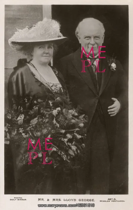: Mr & Mrs David Lloyd George : Mr & Mrs David Lloyd George