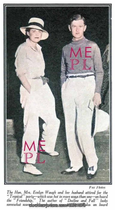 : Mr and Mrs Evelyn Waugh : Mr and Mrs Evelyn Waugh