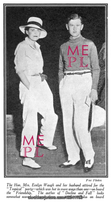 : Mr and Mrs Evelyn Waugh : Mr and Mrs Evelyn Waugh