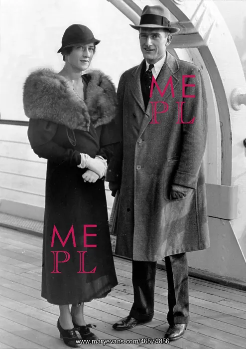 : Mr & Mrs John D. Rockefeller 3rd return from Honeymoon : Mr & Mrs John D. Rockefeller 3rd return from Honeymoon