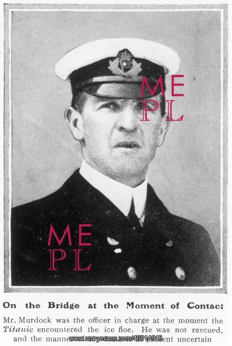 : Mr Murdoch officer from the Titanic : Mr Murdoch officer from the Titanic
