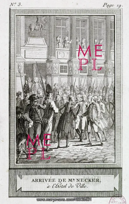 : Mr Necker Arriving At Paris : Mr Necker Arriving At Paris