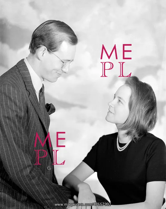 : Mr Patrick Browning and Miss Carson (later Mrs Browning) : Mr Patrick Browning and Miss Carson (later Mrs Browning)