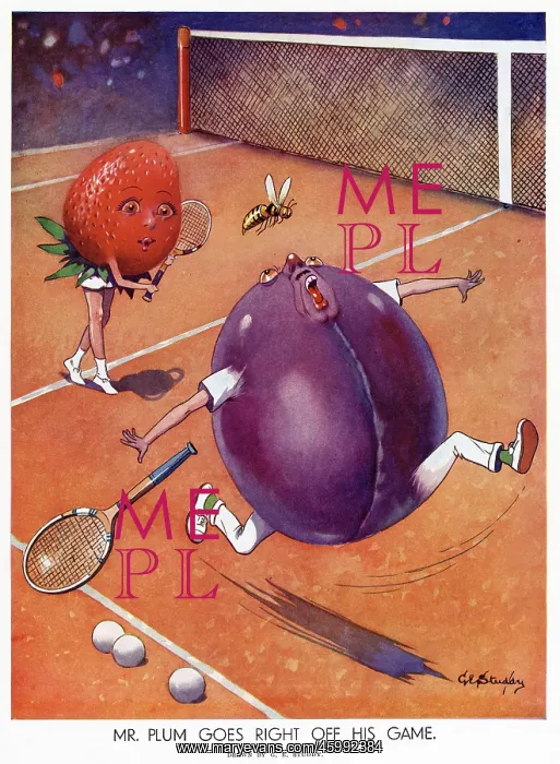 : Mr. Plum Goes Right Off His Game by G. E Studdy : Mr. Plum Goes Right Off His Game by G. E Studdy