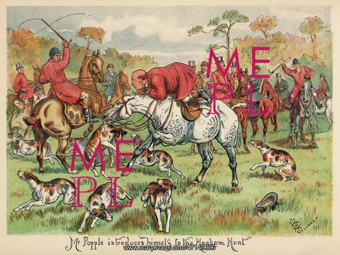 : Mr. Popple fox hunting : Mr. Popple fox hunting