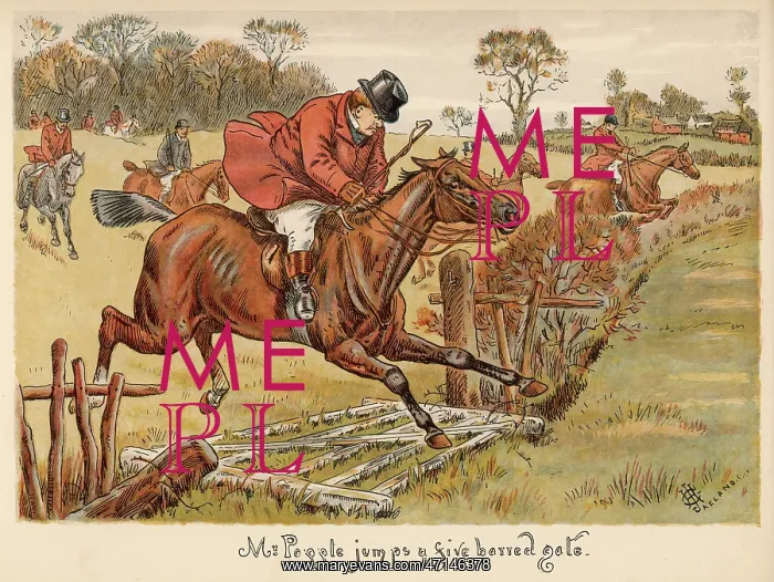 : Mr Popple jumps a gate : Mr Popple jumps a gate