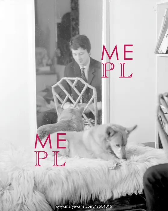  : Mr Rees Williams & pet dog Lanto