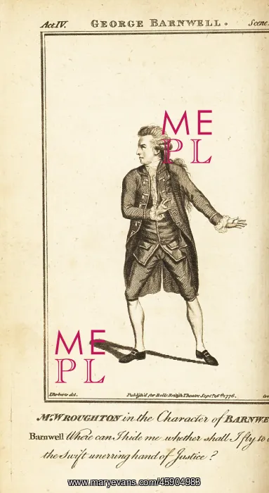 : Mr. Richard Wroughton in the character of Barnwell : Mr. Richard Wroughton in the character of Barnwell