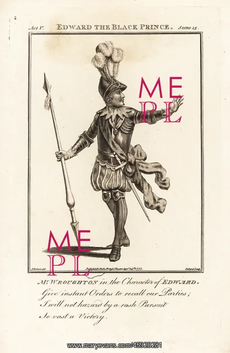 : Mr Richard Wroughton in the character of Edward in : Mr Richard Wroughton in the character of Edward in