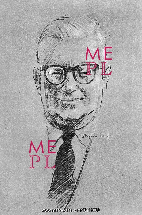 : Mr. Roy Thomson, sketched by Stephen Ward, 1961 : Mr. Roy Thomson, sketched by Stephen Ward, 1961