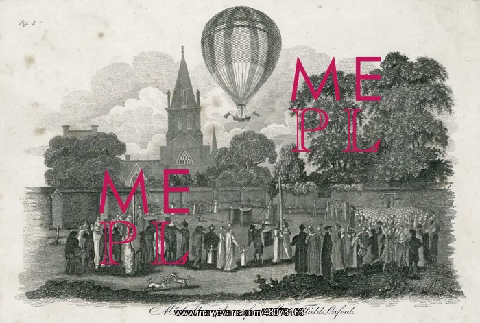: Mr. Sadler's Ascent from Merton Fields, Oxford : Mr. Sadler's Ascent from Merton Fields, Oxford
