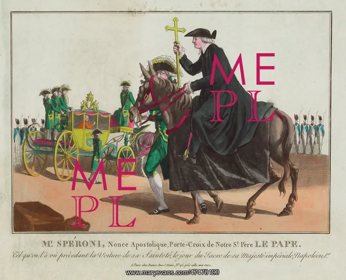  : Mr. Speroni, nonce apostolique, porte-croix de Notre St. Per
