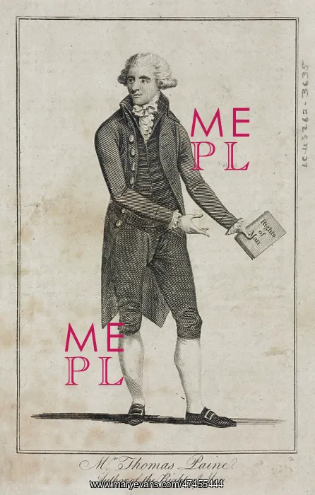 : Mr. Thomas Paine : author of the Rights of Man : Mr. Thomas Paine : author of the Rights of Man