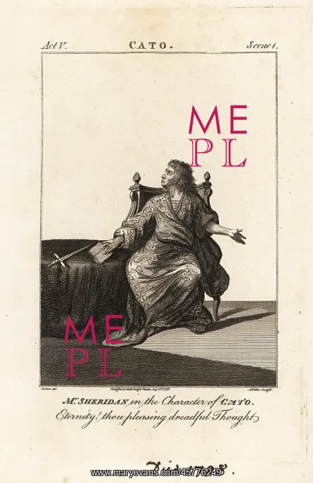 : Mr Thomas Sheridan in the character of Cato in Joseph : Mr Thomas Sheridan in the character of Cato in Joseph