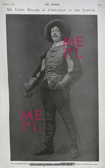 : Mr Waller dressed at d'Artagnan : Mr Waller dressed at d'Artagnan