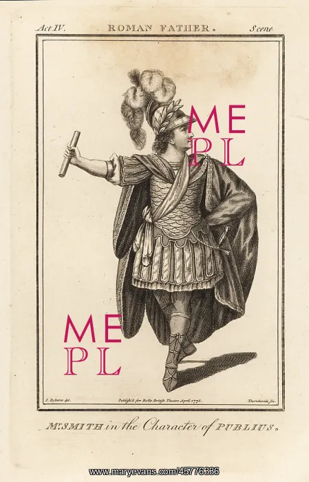 : Mr. William Smith in the character of Publius in William : Mr. William Smith in the character of Publius in William