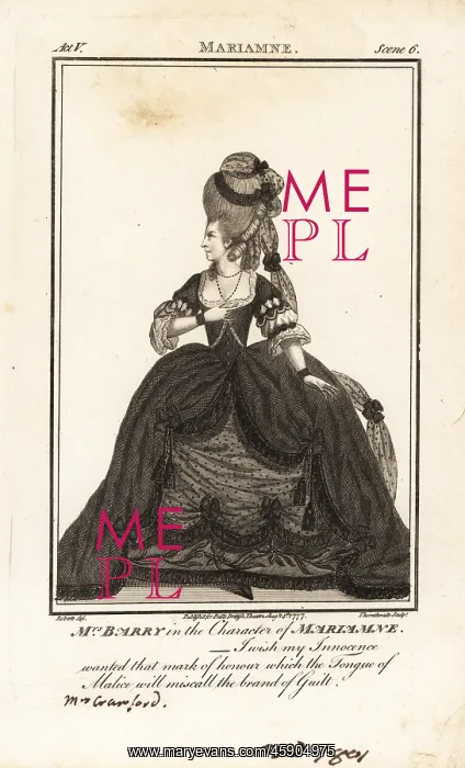 : Mrs Ann Barry in the character of Athenais in Nathaniel : Mrs Ann Barry in the character of Athenais in Nathaniel
