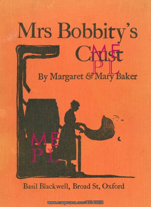 : Mrs Bobbity shaking out her tablecloth : Mrs Bobbity shaking out her tablecloth