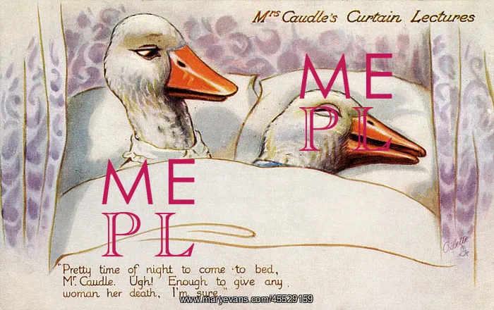 : Mrs Caudle's Curtain Lectures - Mr Caudle late to bed : Mrs Caudle's Curtain Lectures - Mr Caudle late to bed
