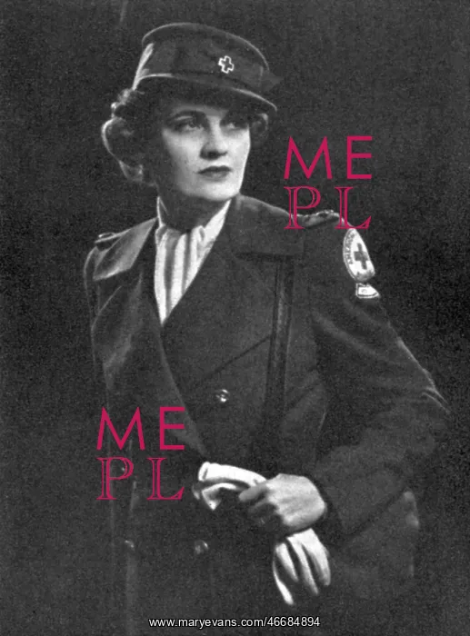 : Mrs Charles Sweeny in American Red Cross uniform : Mrs Charles Sweeny in American Red Cross uniform