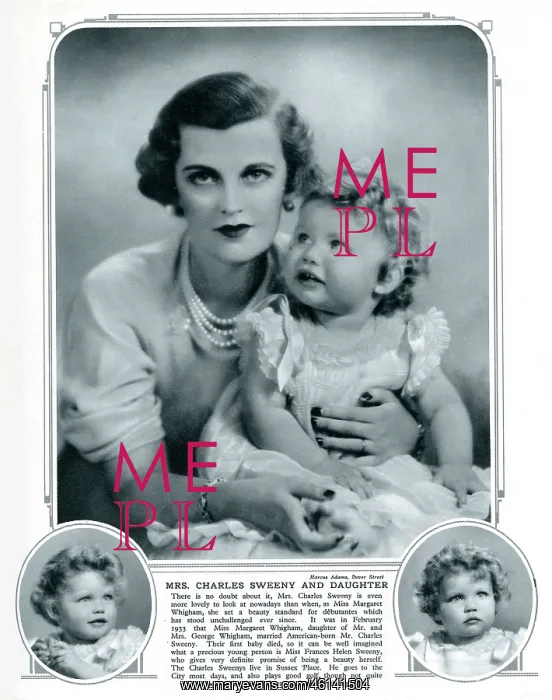 : Mrs Charles Sweeny and daughter : Mrs Charles Sweeny and daughter