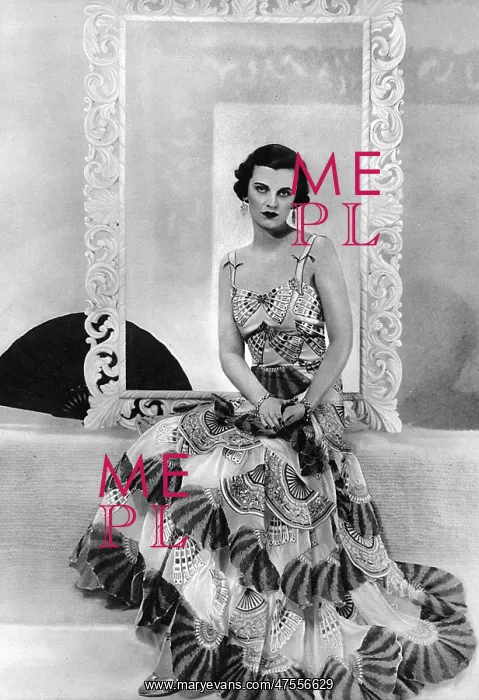 : Mrs Charles Sweeny by Madame Yevonde : Mrs Charles Sweeny by Madame Yevonde