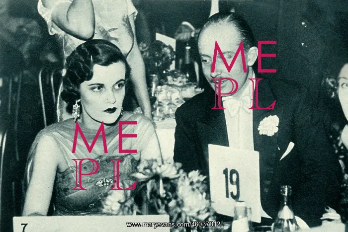 : Mrs Charles Sweeny with Mr Eustace Storey : Mrs Charles Sweeny with Mr Eustace Storey