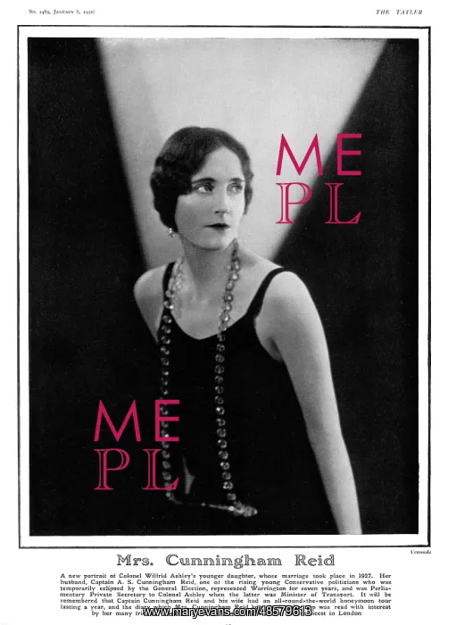 : Mrs. Cunningham Reid (Mary Ashley) : Mrs. Cunningham Reid (Mary Ashley)