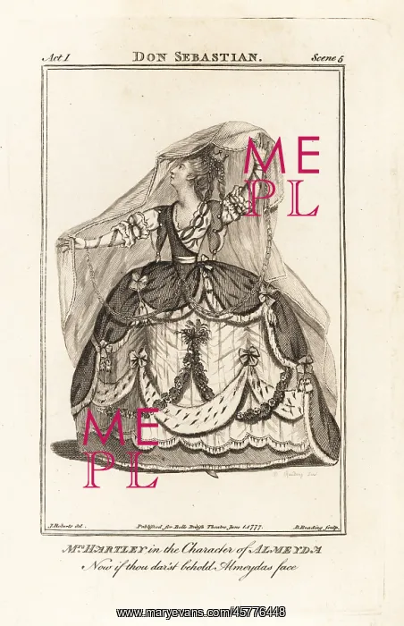  : Mrs Elizabeth Hartley in the character of Almeyda